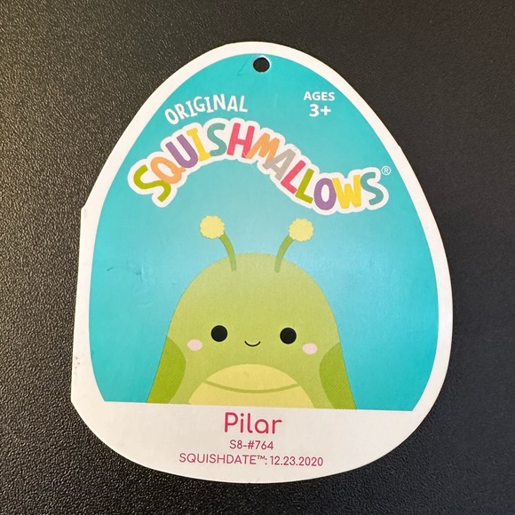 Squishmallow Pilar 8” Grass Hopper - Picture 2 of 4